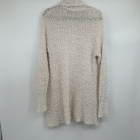 Akemi + Kin Anthropologie Cream Bernadette Open Cardigan Size Medium M - Picture 6 of 6